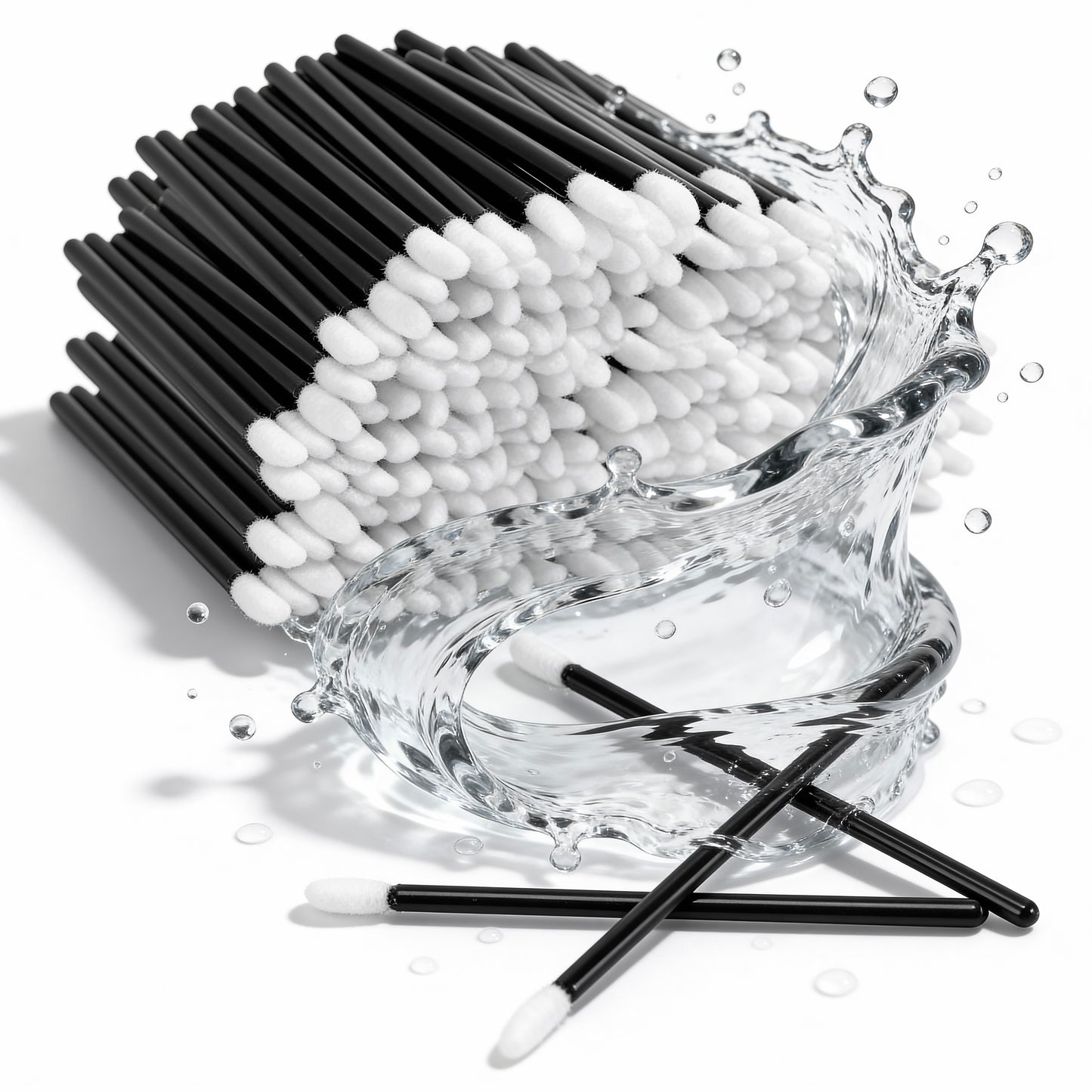 Einweg Applikatoren Set, 100Stk - Schwarz