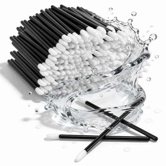 Einweg Applikatoren Set, 100Stk - Schwarz