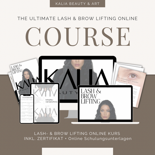 Lash & Brow Lifting Kurs - Kombikurs mit Zertifikat